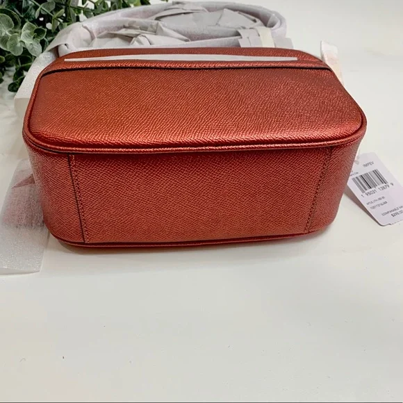 Coach Jes Crossbody 20 Leather Bag Metallic Clay - Picture 6 of 11